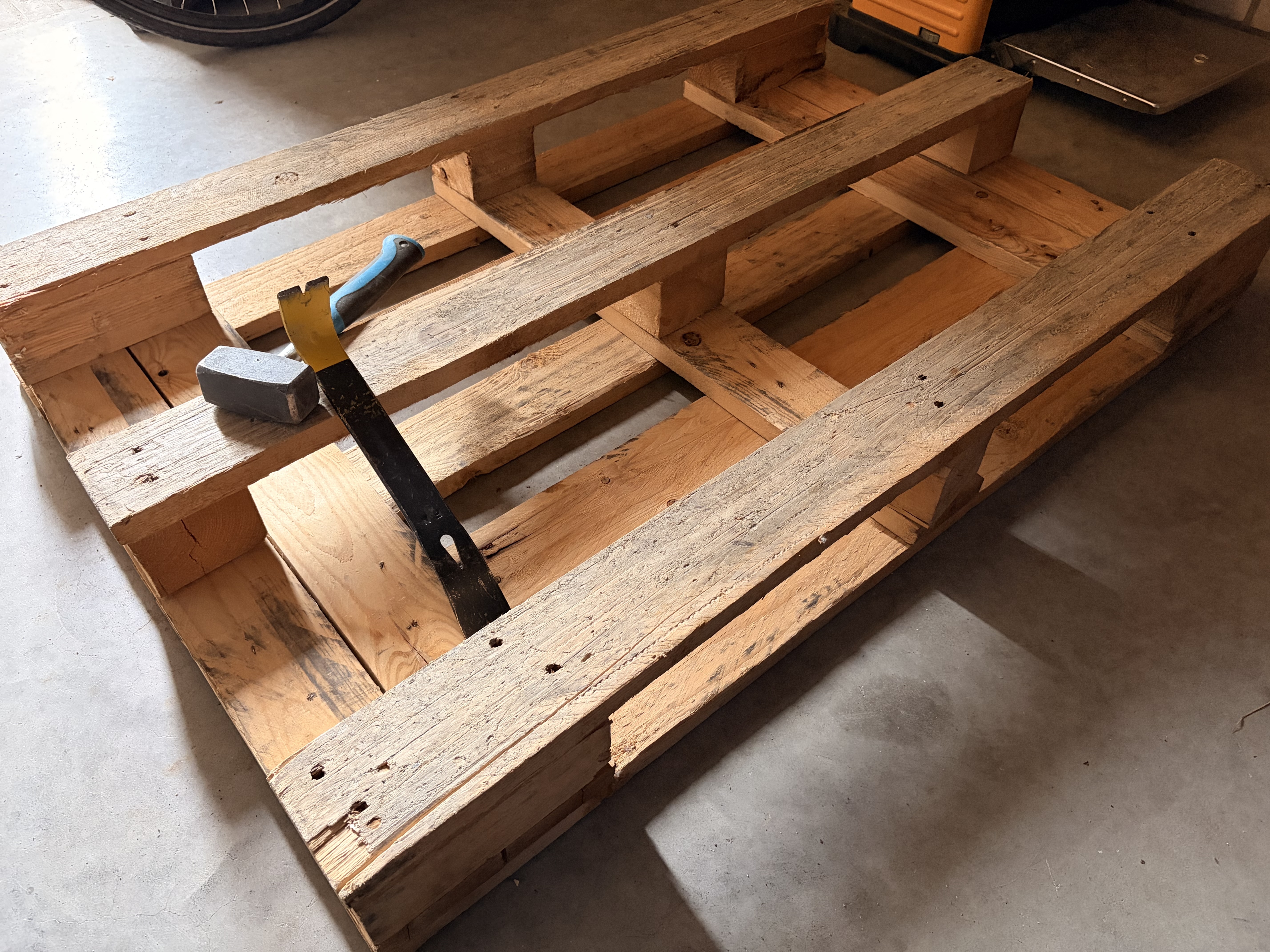 Palet demonteren — beeld 1
